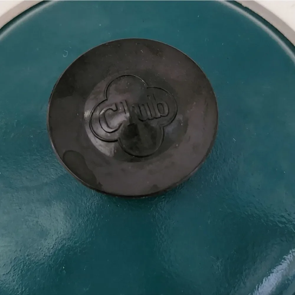 Club pot lid teal small